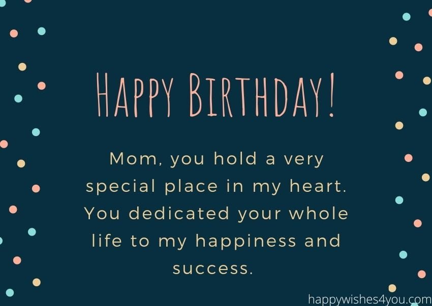 Birthday Greetings For Mothers