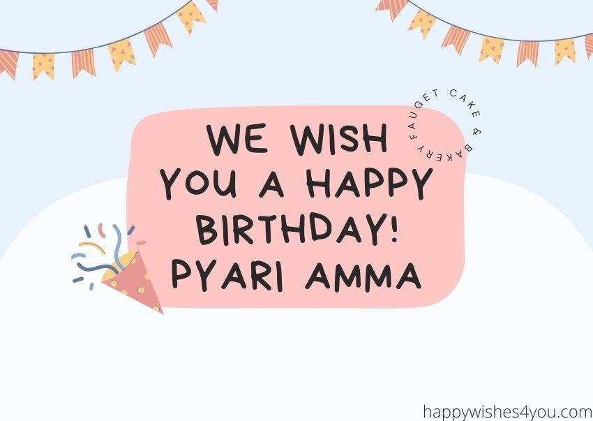 Happy Birthday Amma Messages