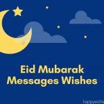 eid mubarak messages wishes