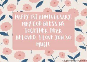 First Anniversary Wishes Couples - HW4you