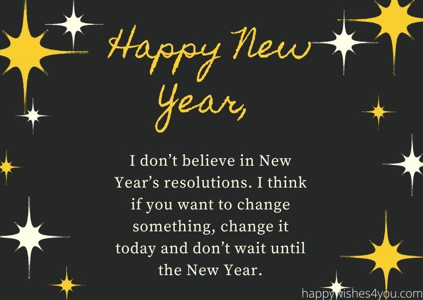 Happy New Year 2023 Resolution Quotes