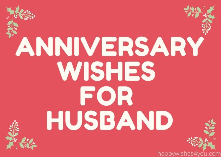 anniversary wishes for husband