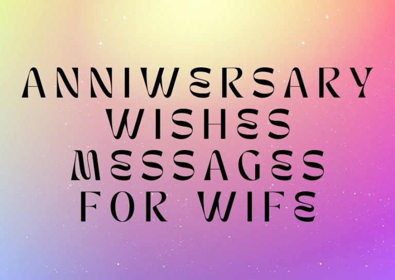Anniversary Wishes Messages for Wife