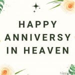 happy anniversary in heaven