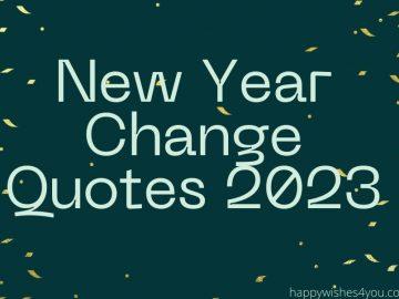 new year change quotes