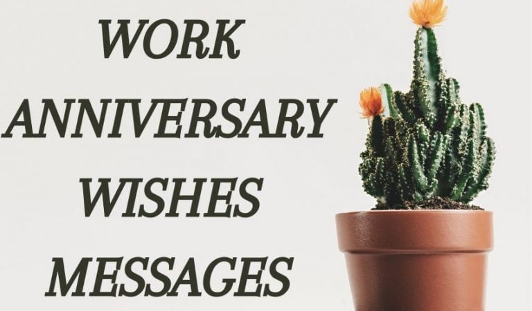 Work Anniversary Wishes Messages