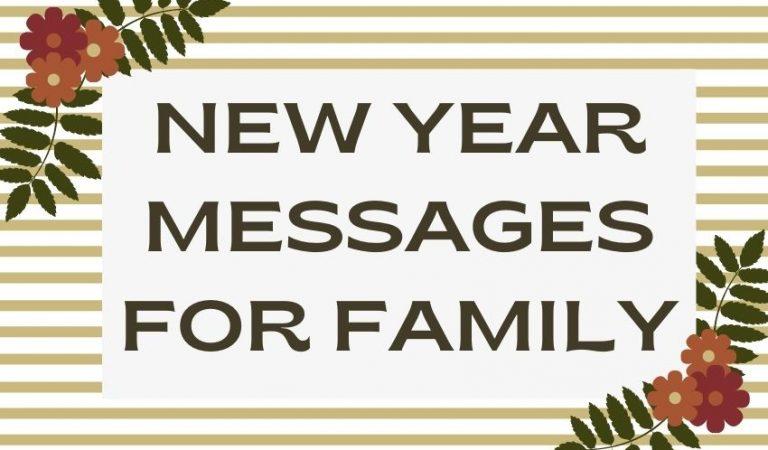 New Year Messages For Family