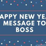 HNY message to boss
