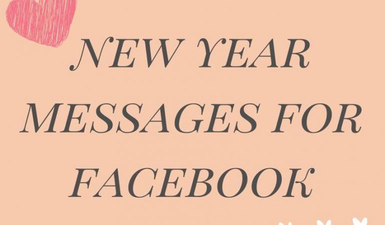 New Year Messages For Facebook