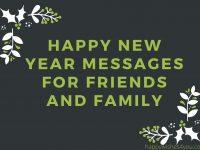 Happy New Year 2023 Messages for Friends and Family
