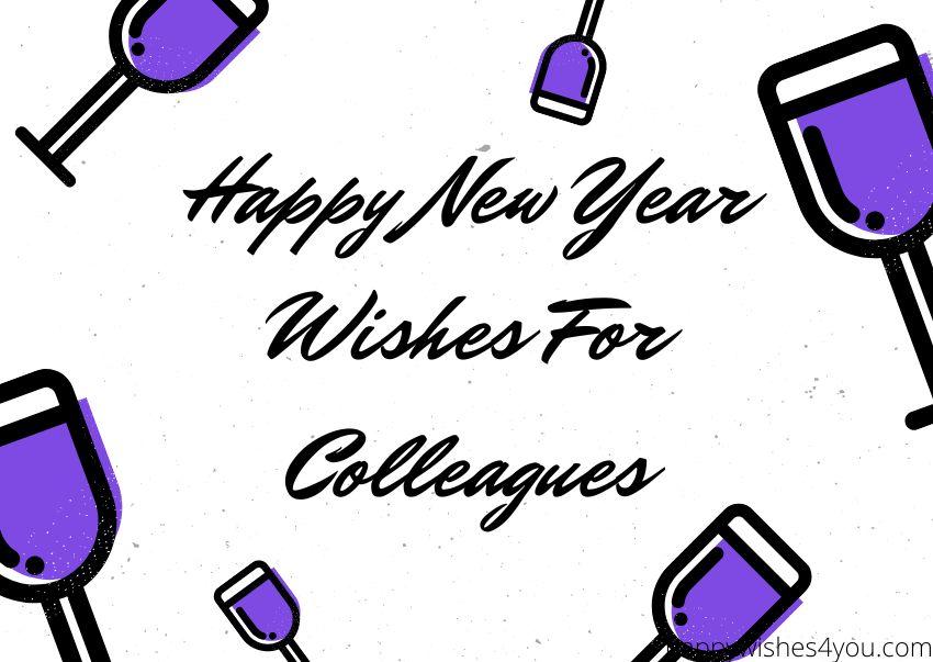 HNY wishes for colleagues