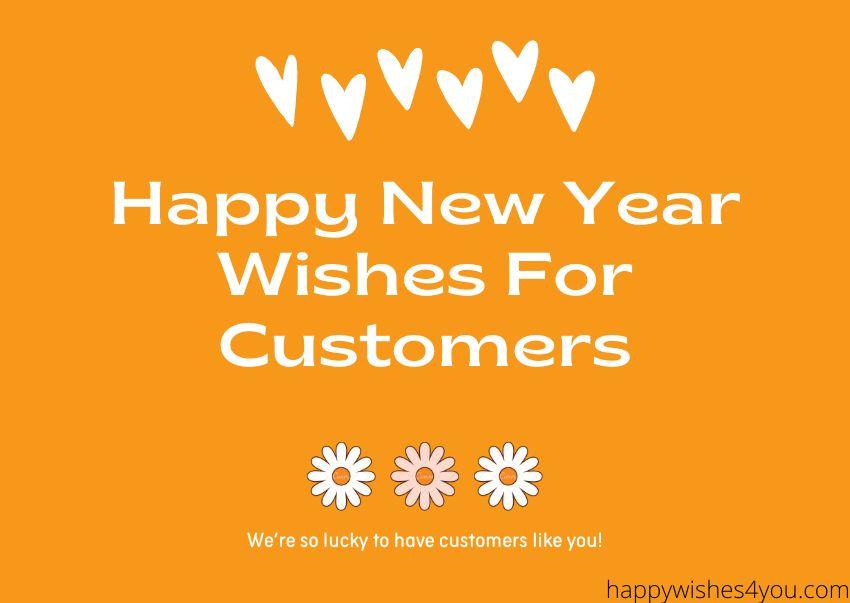HNY wishes for customers