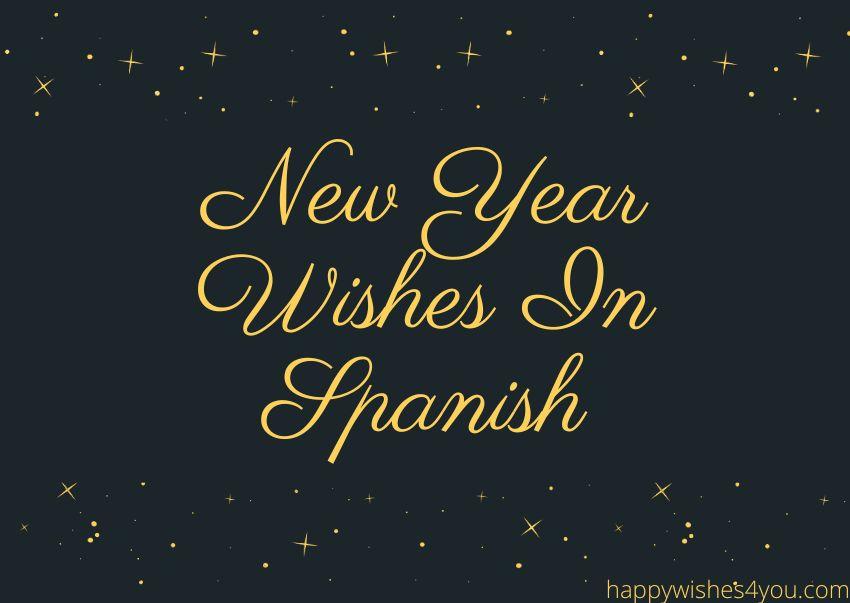 HNY wishes in spanish