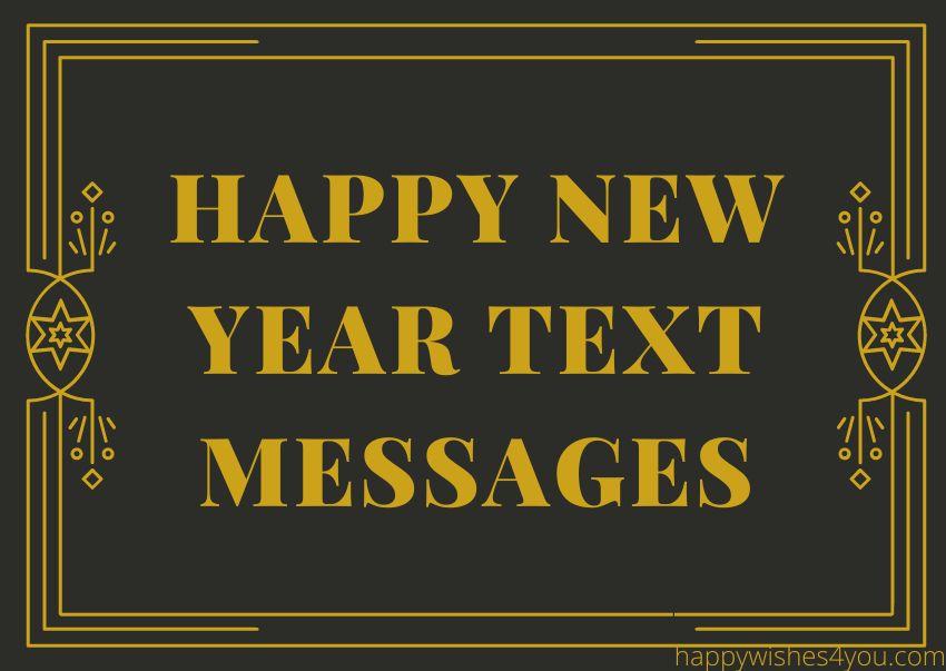 HNY year text messages