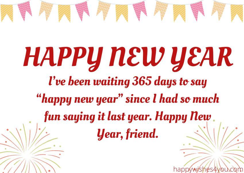 funny happy new year message