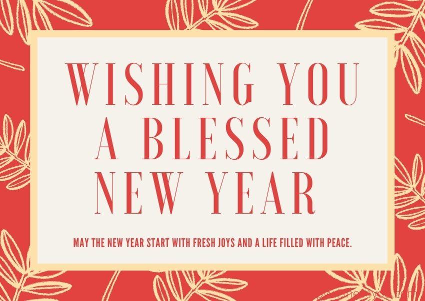 new year blessing messages