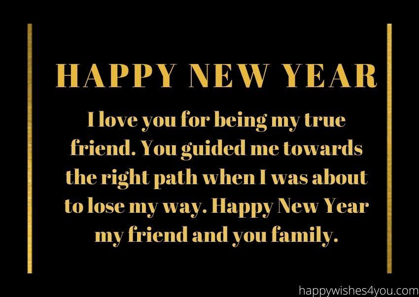 new year messages for friends and family