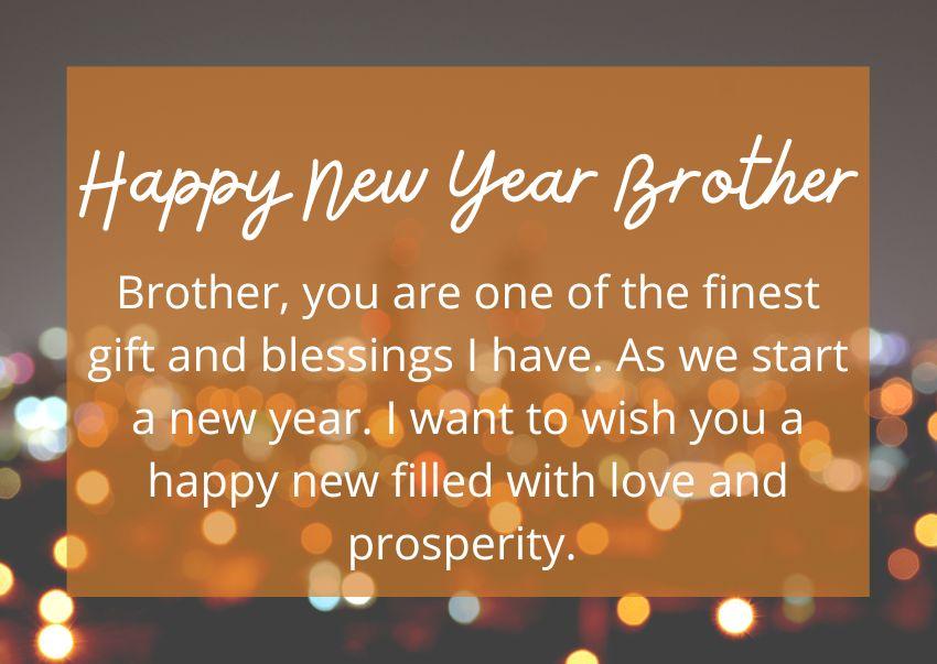 new year wishes for brother