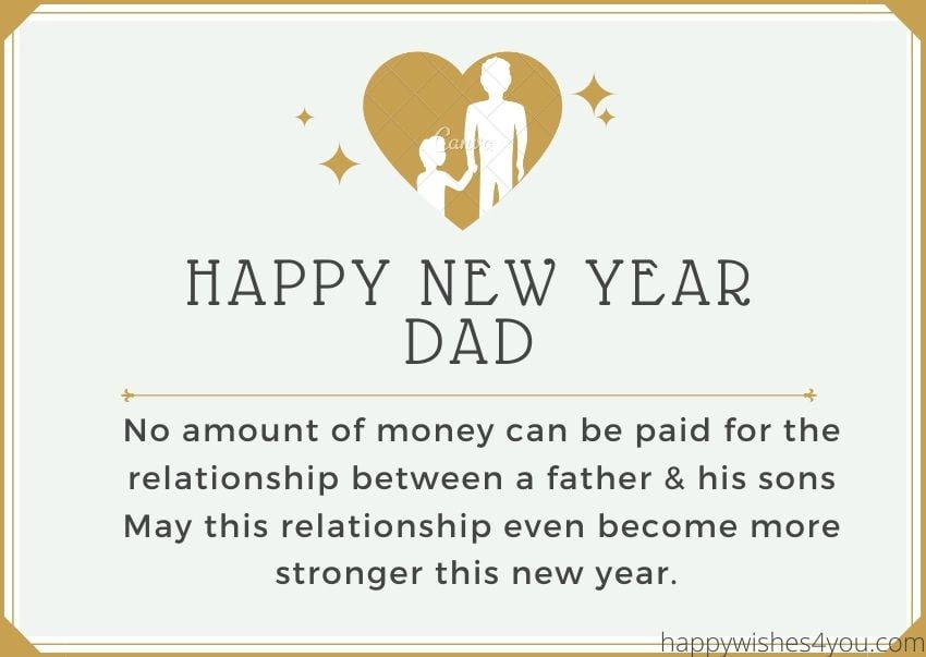 new year wishes for father