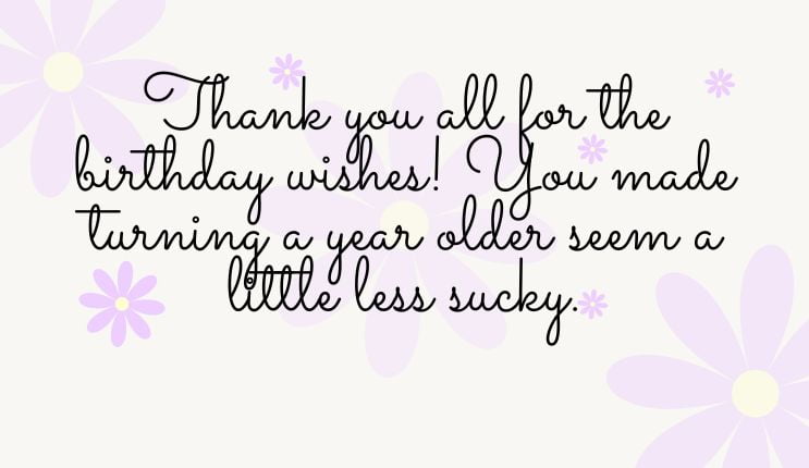 25+ Best Thank You Message For Birthday Wishes