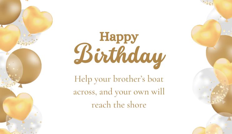 25+ Meaningful birthday quotes for brother