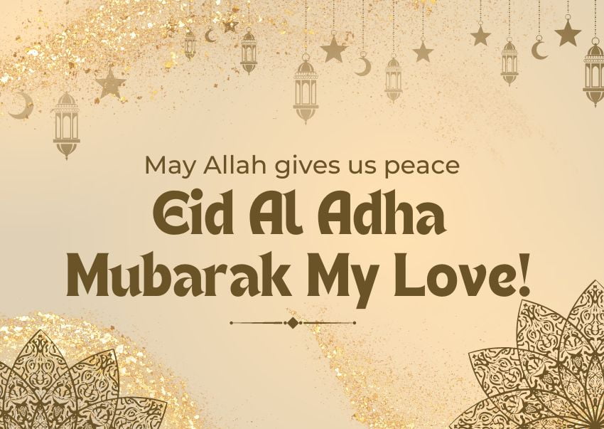 Eid Ul Adha Mubarak For Love