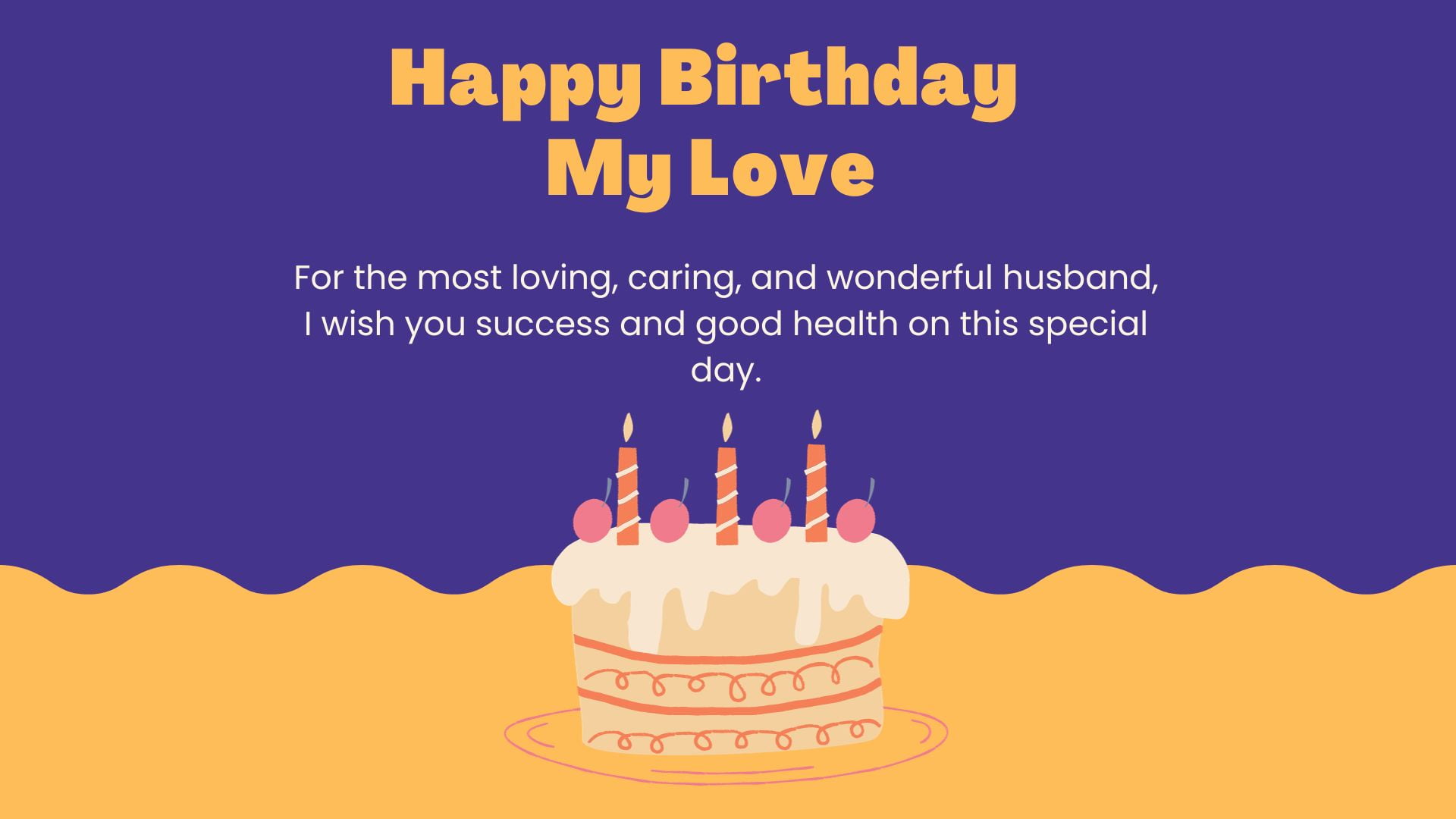 Soulmate romantic birthday wishes for husband from wife