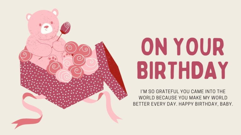 Short & Simple birthday wishes for husband