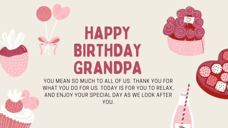 40+ Heart Touching birthday wishes for grandfather