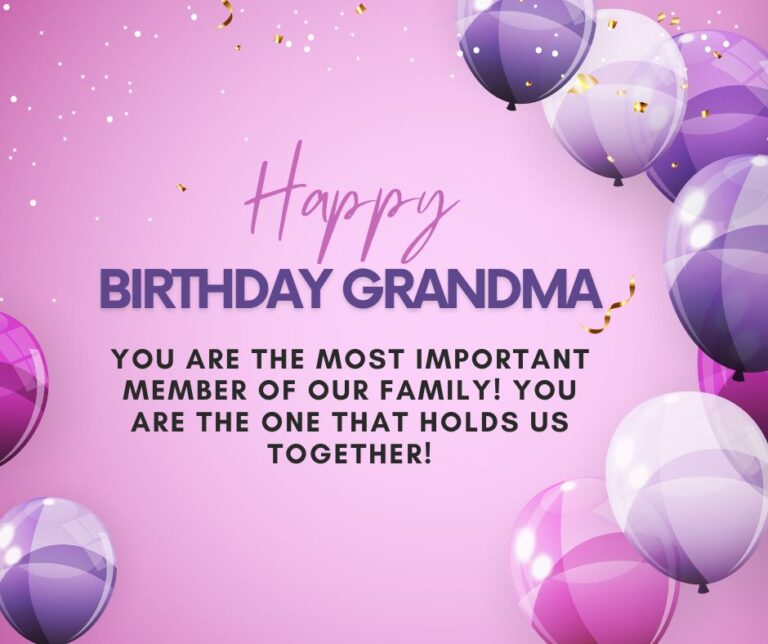 Heart-touching birthday wishes for grandmother