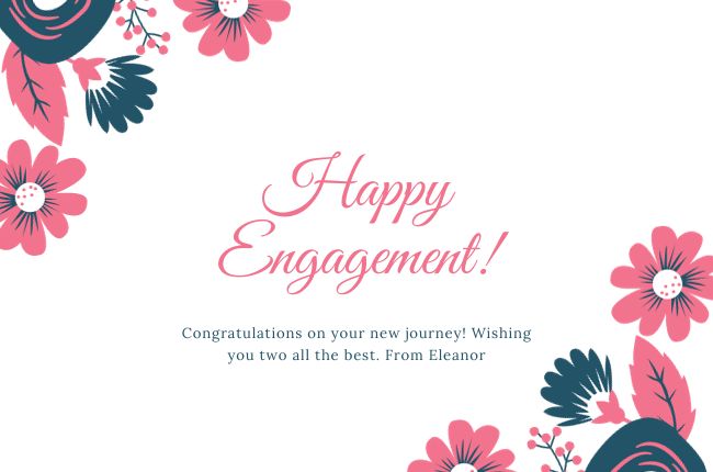 Short Engagement Wishes and messages
